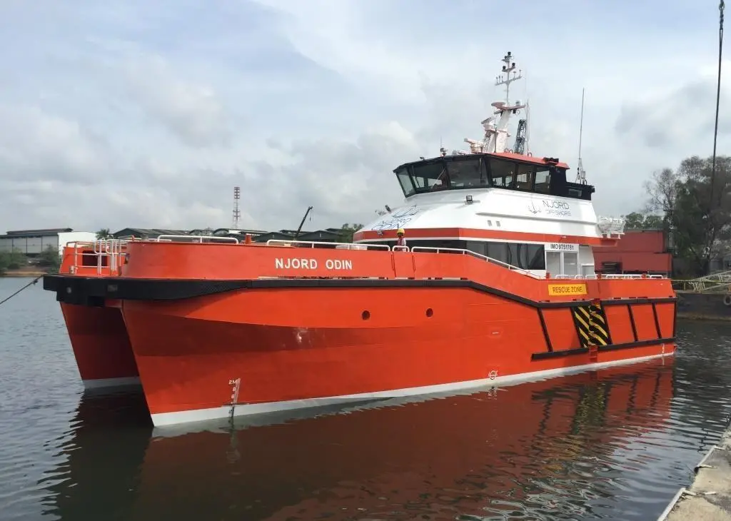 'Njord Odin' is the first to be fitted with a quadruple installation of the Volvo Penta IPS system