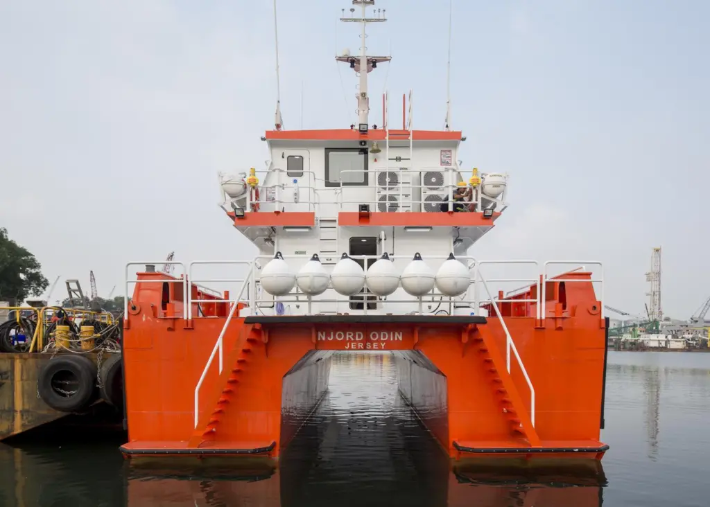 Strategic Marine says the ‘StratCat’ for Njord Offshore is the world’s first IPS 900 quad installation