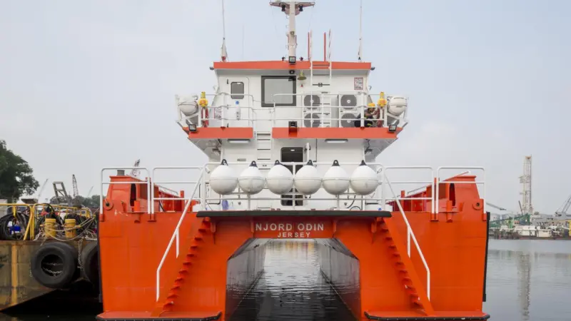 Strategic Marine says the ‘StratCat’ for Njord Offshore is the world’s first IPS 900 quad installation