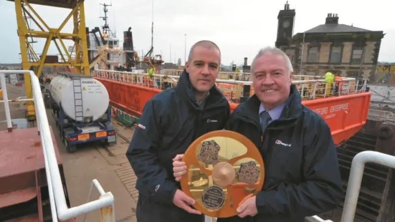 Docks has been recognised for its expanding marine work on the Tyne, Wear and now Tees in the North East of England