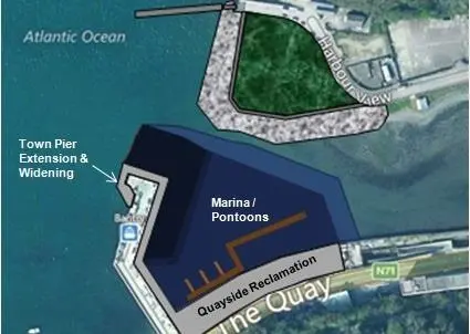 Improved access and facilities on the pier will facilitate existing activities and generate more commercial activity for Bantry Harbour