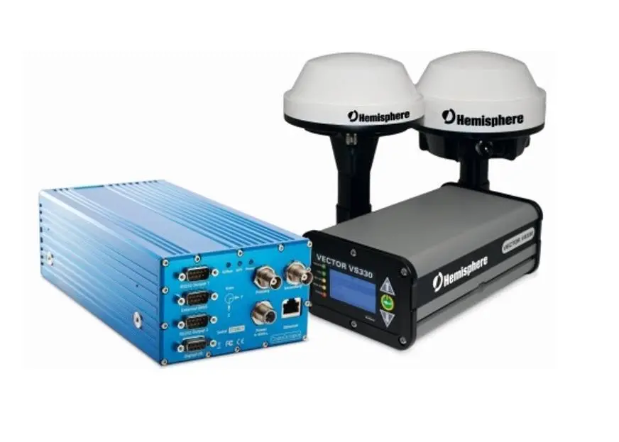 The F175-H system combines GNSS outputs from the Hemisphere VS GNSS receiver and the high-grade Inertial Measurement Unit (IMBU) from Coda
