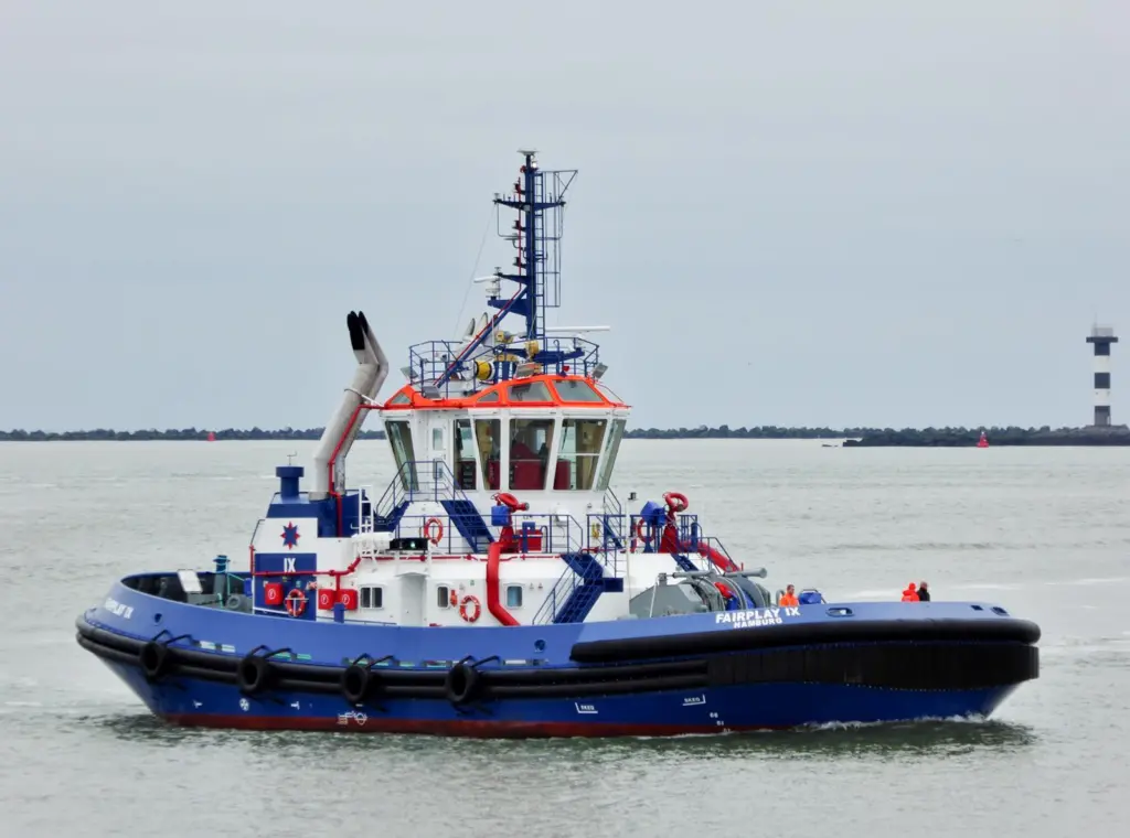 Fairplay Towage's new tractor tug was built in Spain (Fairplay Towage)