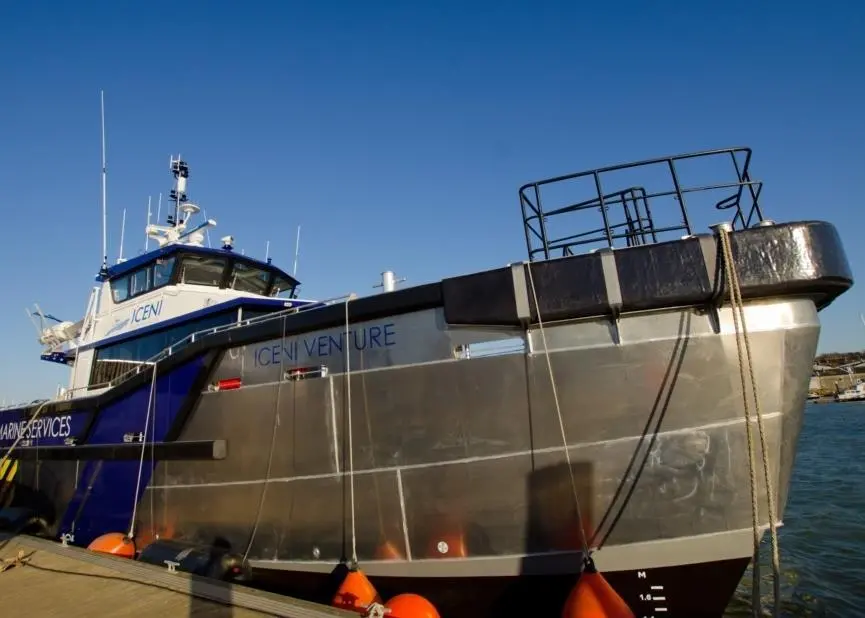 'Iceni Venture', an Alicat/ South Boats WFSV of the type that will be equipped with the Veotec system