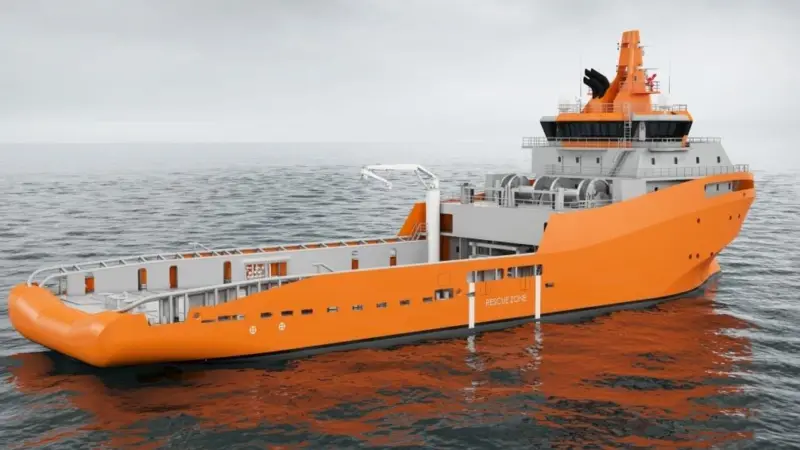 The new Wärtsilä series of AHTS designs features Bollard Pull options of 180 tonnes, with options for 150 or 220 tonnes