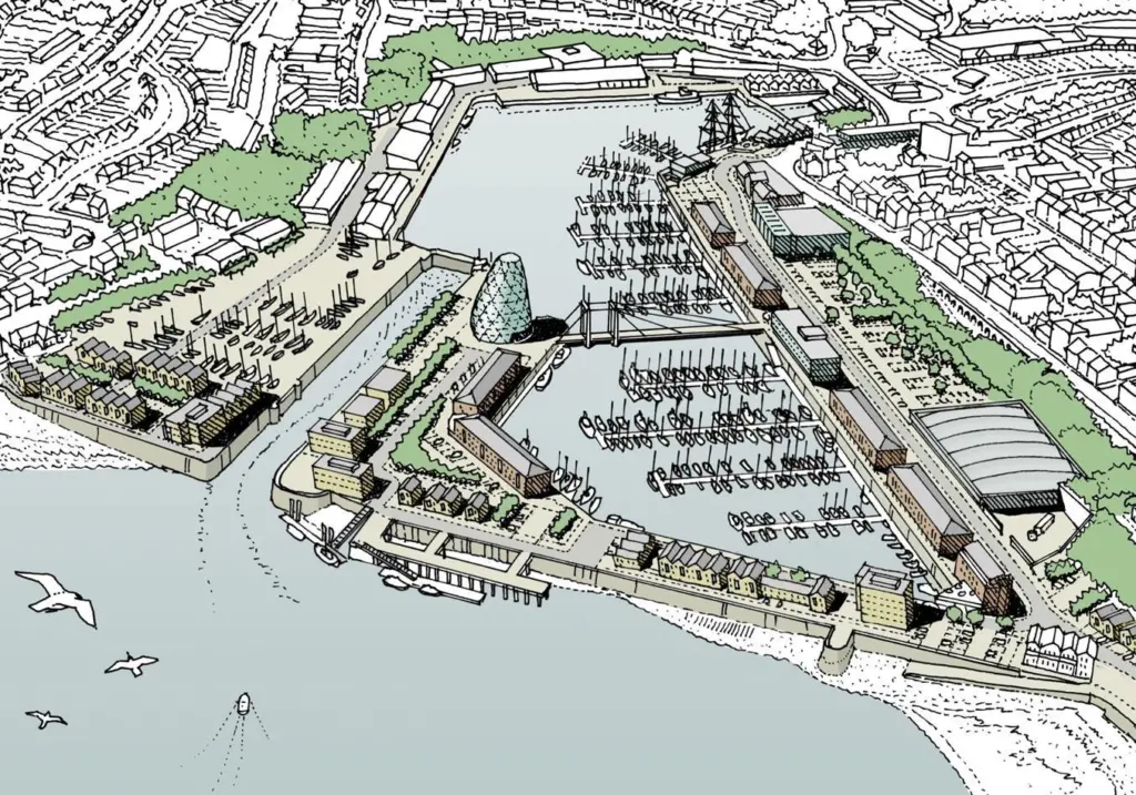 The £70m Milford Dock Master Plan will be developed in phases