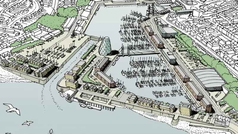 The £70m Milford Dock Master Plan will be developed in phases