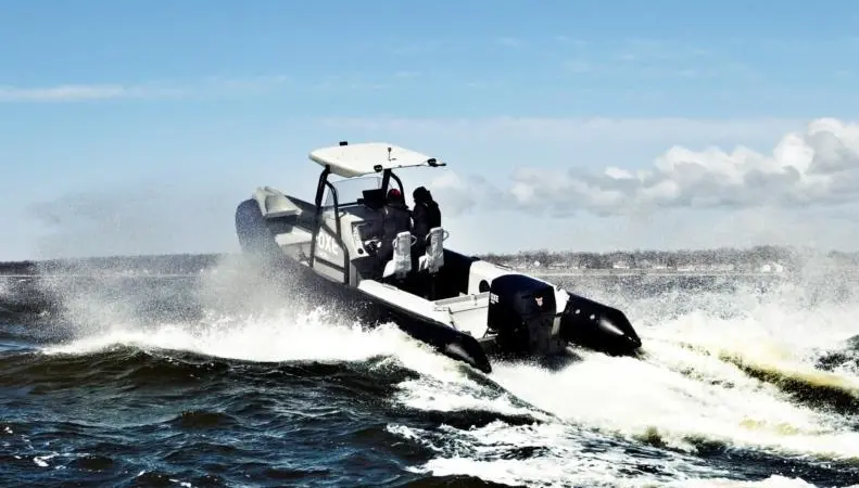 The OXE diesel on seatrials