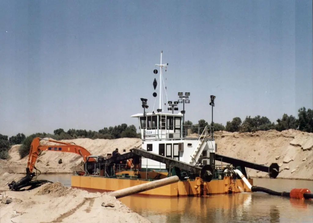 An Italdraghe SF362 dredger supplied to Iraq over 20 years ago