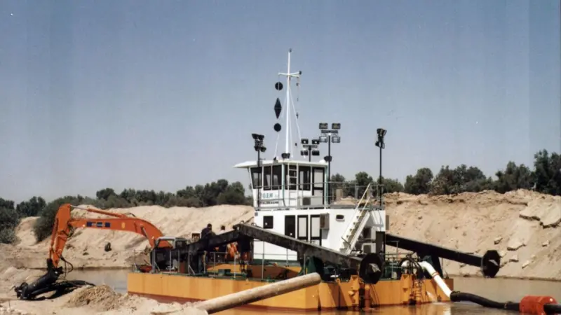 An Italdraghe SF362 dredger supplied to Iraq over 20 years ago