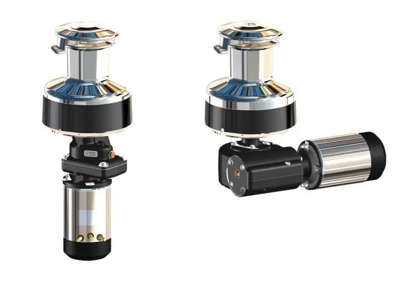 The C3000 capstan in chromed and polished bronze