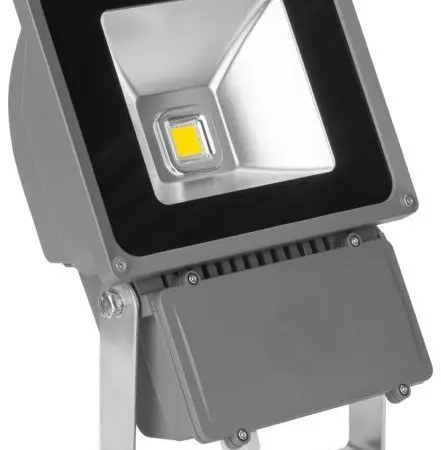 An 80 watt E LED Lighting floodlight