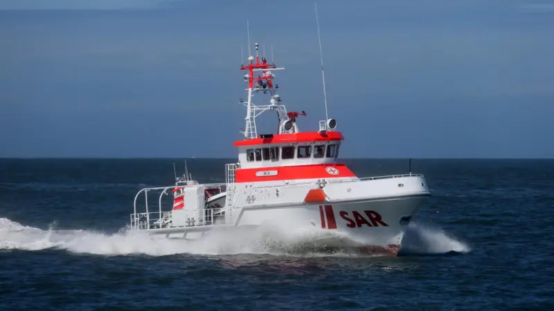 SK35 during trials (Photo: DGzRS)