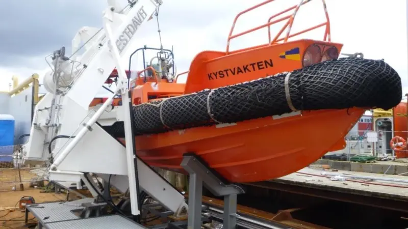 Since 1975 Bergen-based Vestdavit has supplied over 1,900 davits and side and stern launch systems