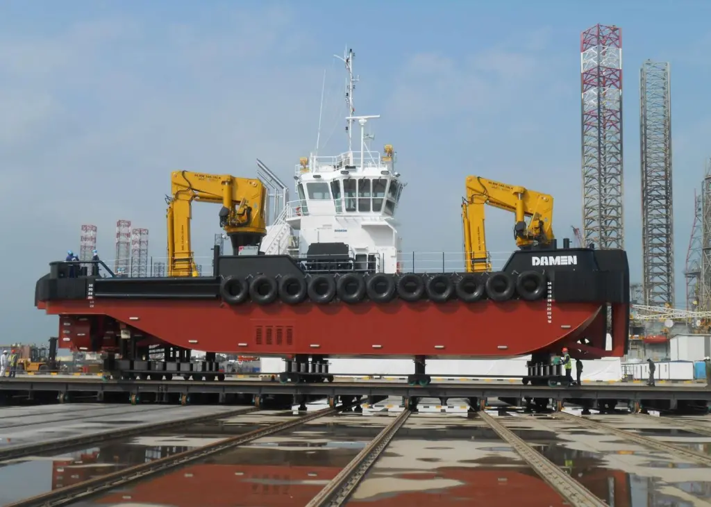 MCS has taken delivery of its first Damen Multi Cat 3013