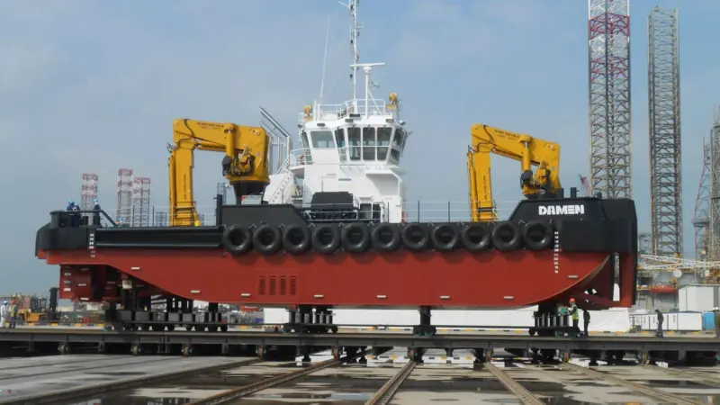 MCS has taken delivery of its first Damen Multi Cat 3013