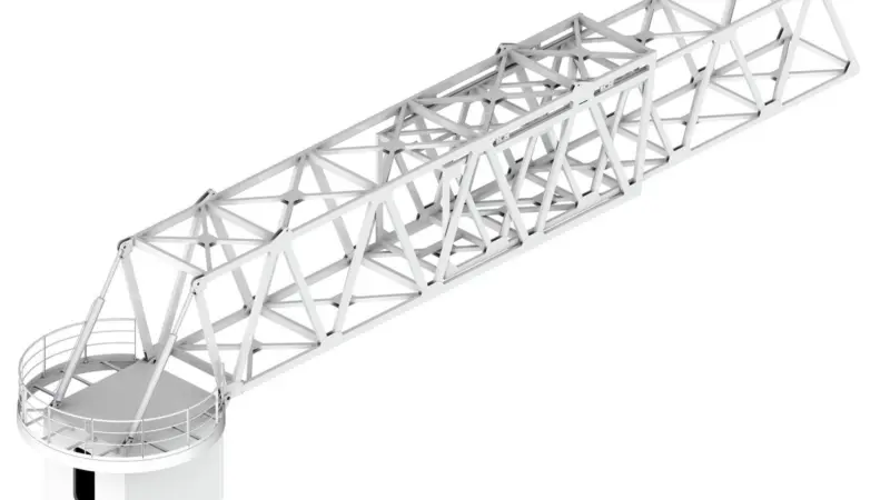 Actipass passerelle hangs within 15cm of its target