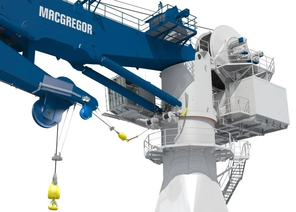 MacGregor’s new regenerative crane looks and feels very similar to previous models – but saves energy
