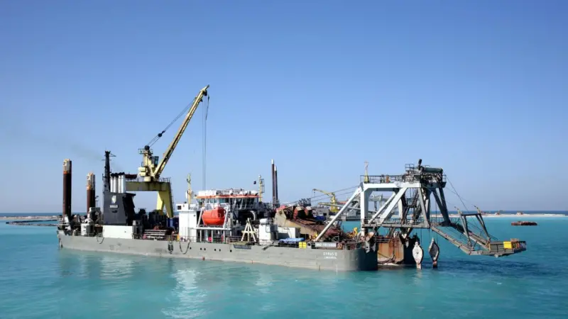 Utilization of Boskalis’ cutter suction dredger fleet has been exceptionally strong, due in part to the Suez Canal project