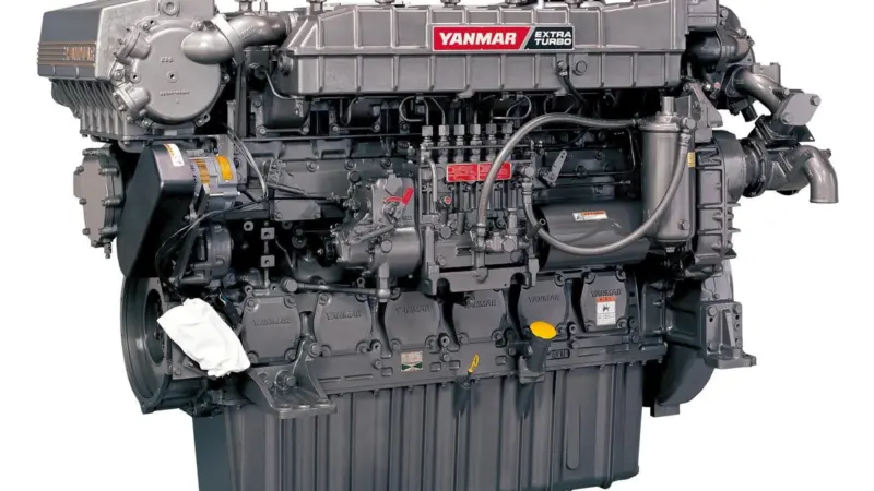Two Yanmar 6HYM-WET diesel engines, of 500 hp each, power the two Hamilton water jets