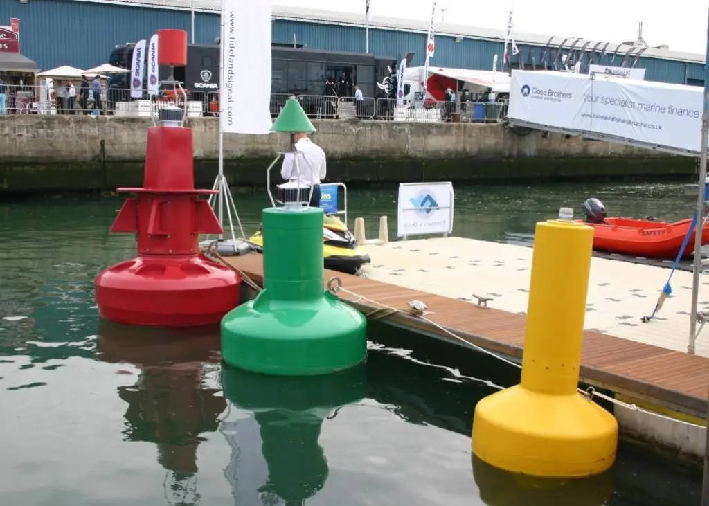 Buoys bob under balmy June skies at Seawork International 2015