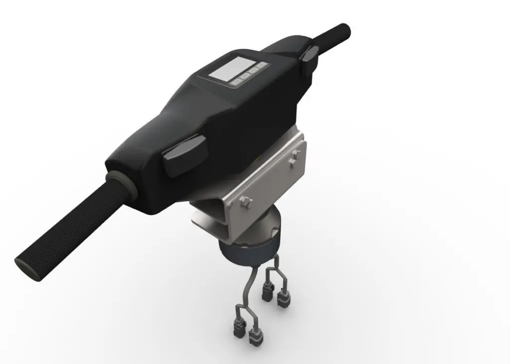 The system is a full 'fly by wire' electrical one
