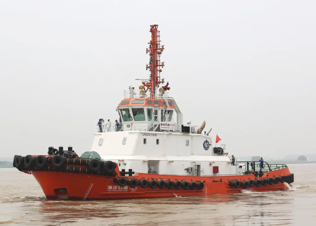 'Hai Yang Shi You 525' marks Asia's entry into the LNG tug club (Zhenjiang Shipyard)