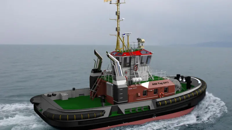 The new vessel will be Bugsier’s first Damen built tug