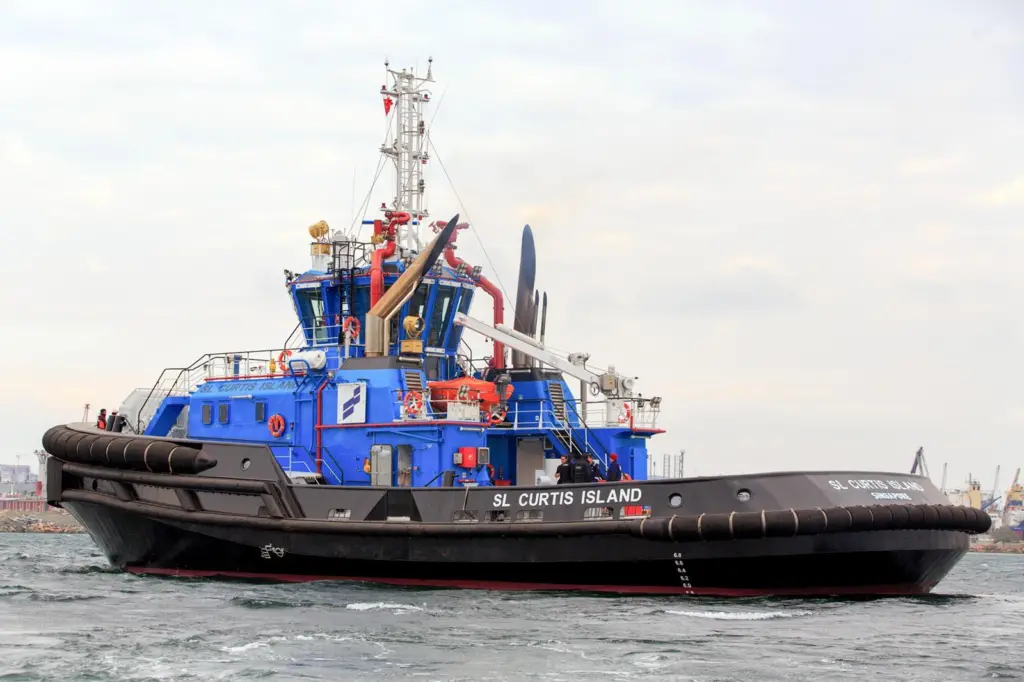 'SL Curtis Island' is one of five RAstar 3400 tugs for Smit Lamnalco (Sanmar)