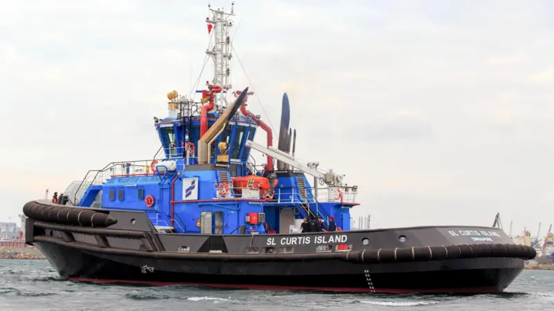'SL Curtis Island' is one of five RAstar 3400 tugs for Smit Lamnalco (Sanmar)