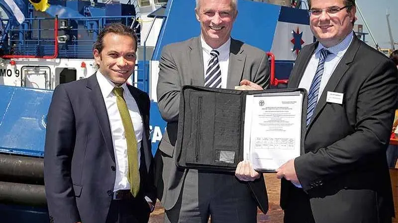 Rolls-Royce delivered the two MTU 16V 4000 M63L main propulsion engines