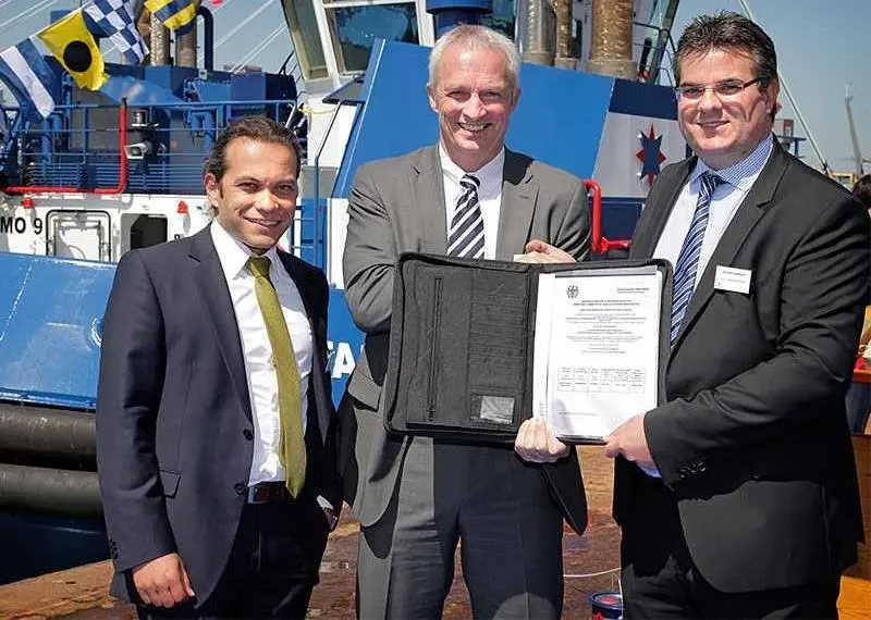 Rolls-Royce delivered the two MTU 16V 4000 M63L main propulsion engines