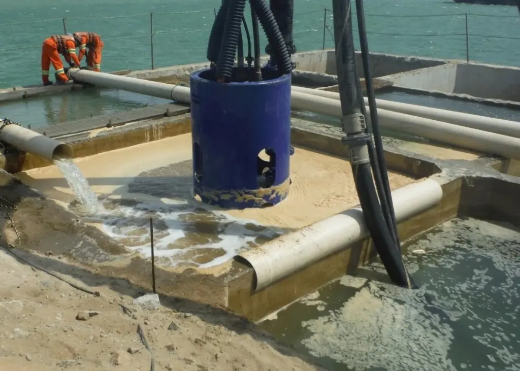 The DOP is doing its job below the surface while plenty of transport water is added