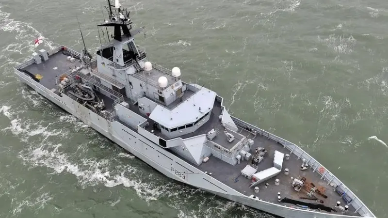 'HMS Mersey' is used for Fisheries Protection duties (Photo: Crown Copyright/ Defence images)