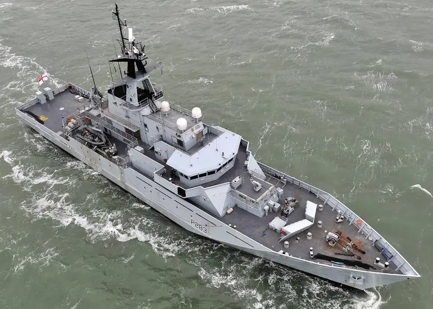 'HMS Mersey' is used for Fisheries Protection duties (Photo: Crown Copyright/ Defence images)