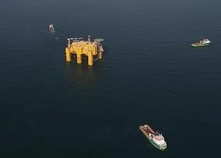 The 320-kilovolt converter station is the world's most powerful installation of its kind