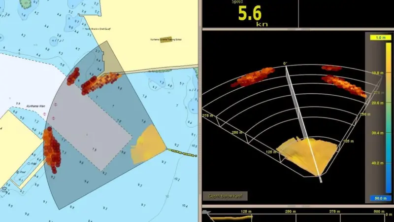The ability to see what is underwater ahead of a ship opens up a new dimension to navigation