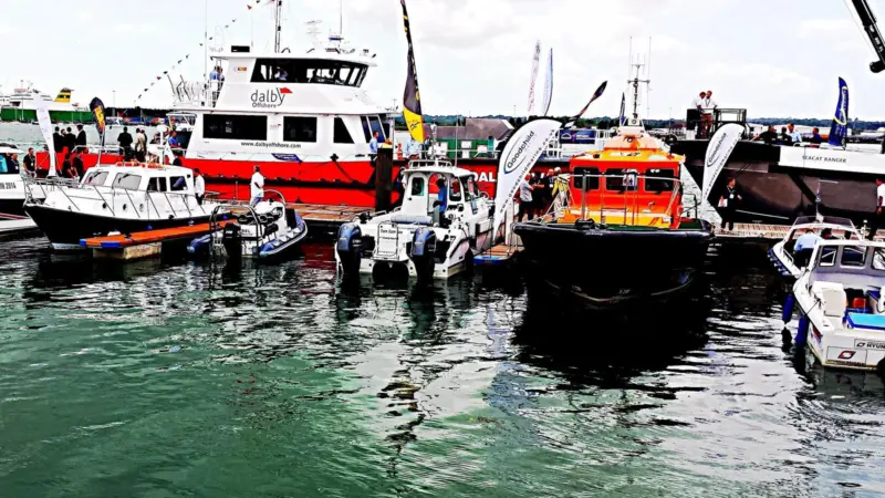 Close Brothers sponsored the pontoons at this year's Seawork show