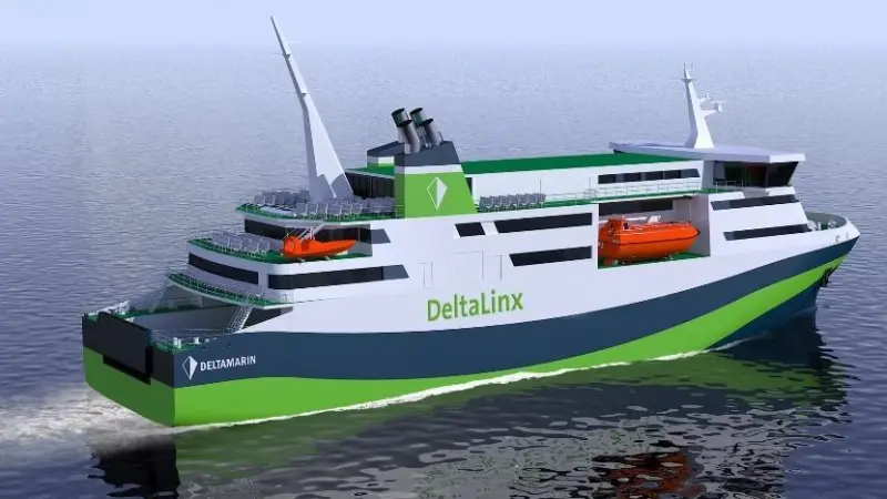 Compact main dimensions enable operations in small ports and congested harbours