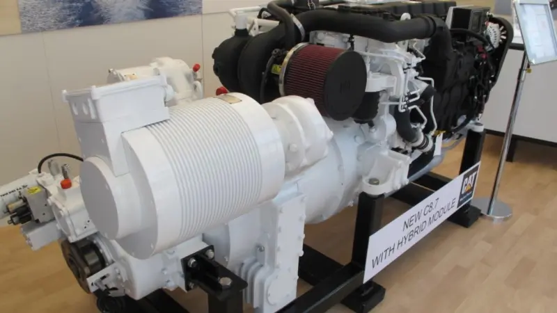 The electric motors are supported by the housing so the units are fully self-contained