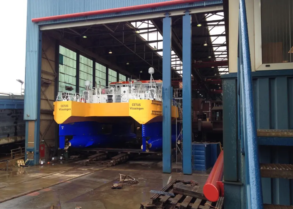 Maintenance work has already begun on 'Cetus'