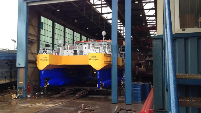 Maintenance work has already begun on 'Cetus'