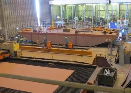 The vessel is taking shape fast at Meercat's Portchester facility