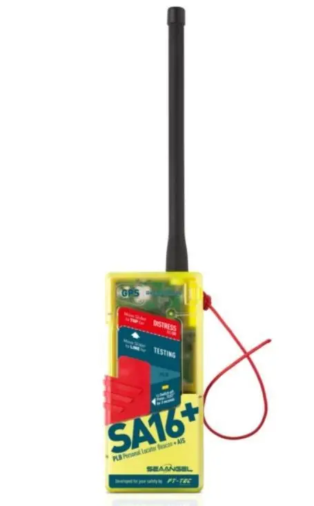 Seaangel SA16+ is a compact, water-tight and floatable search and rescue device with integrated location technology