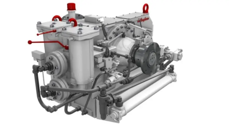 The oil needed for clutch engagement and clutch cooling is provided by a dedicated pressure oil and cooling oil circuit