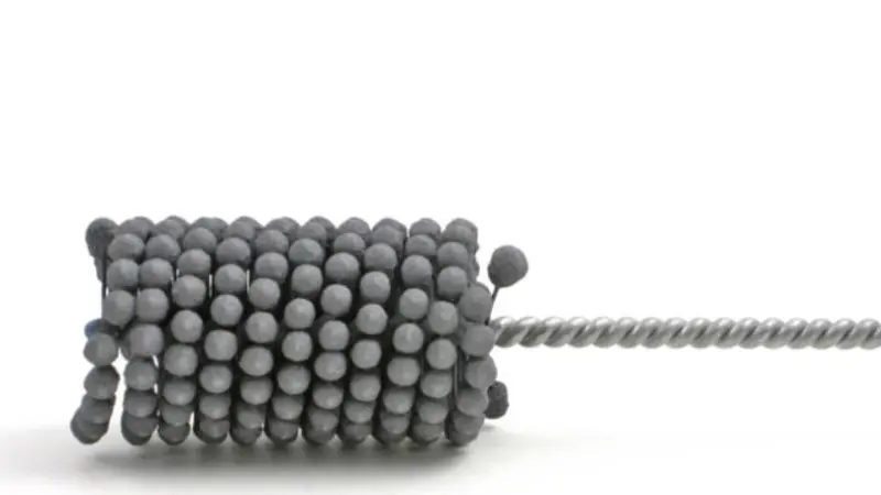 The Flex-hone is available in many sizes, 11 abrasive types and 8 grits