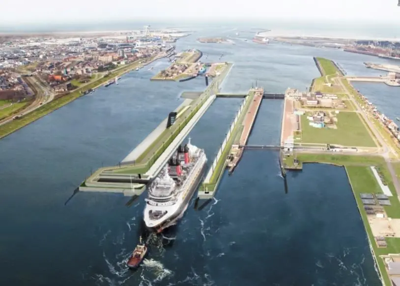 The new lock will ensure Amsterdam port area remains accessible for the new generation of medium-sized vessels