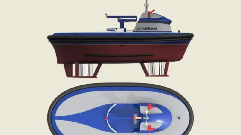 RAmora features two in-line Voith propulsion units (Robert Allan)