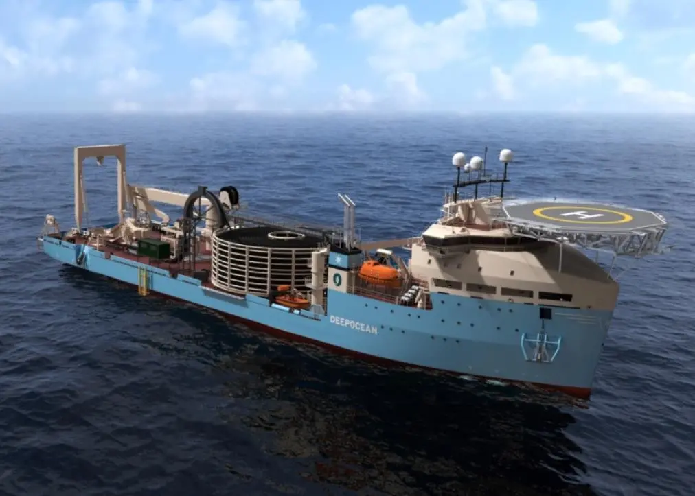 This is the second recent award for DeepOcean’s new cable lay vessel 'Maersk Connector'