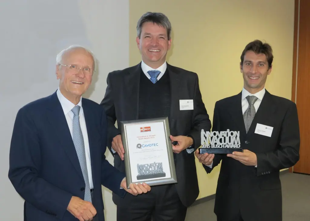 Cavotec Specimas SpA has won the Busch Vacuum Innovation Award 2015